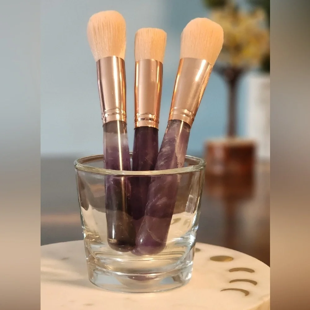 Amethyst Makeup Brush Set